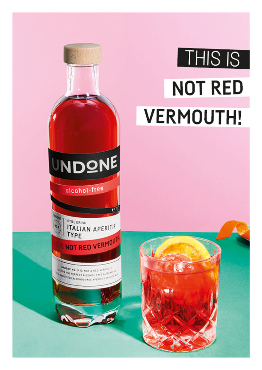 UNDONE launcht alkoholfreien Drinks roten Wermut - Mercurio